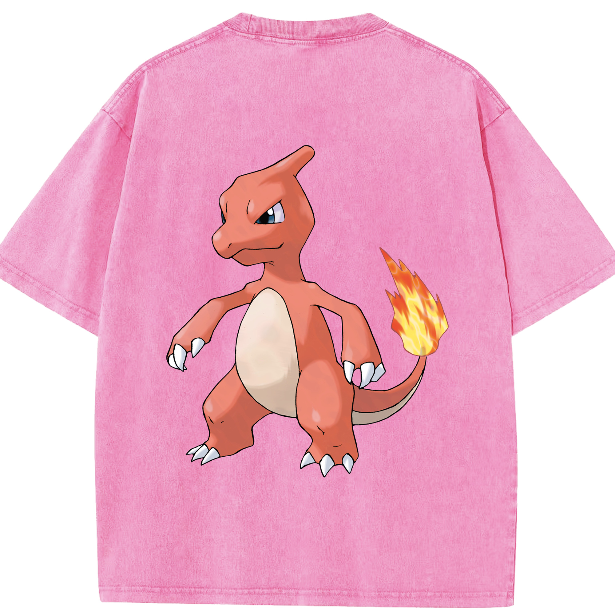 （画像用） ポケットモンスター Pokémon 綿100% ヴィンテージ風 半袖Tシャツ（背面プリント）